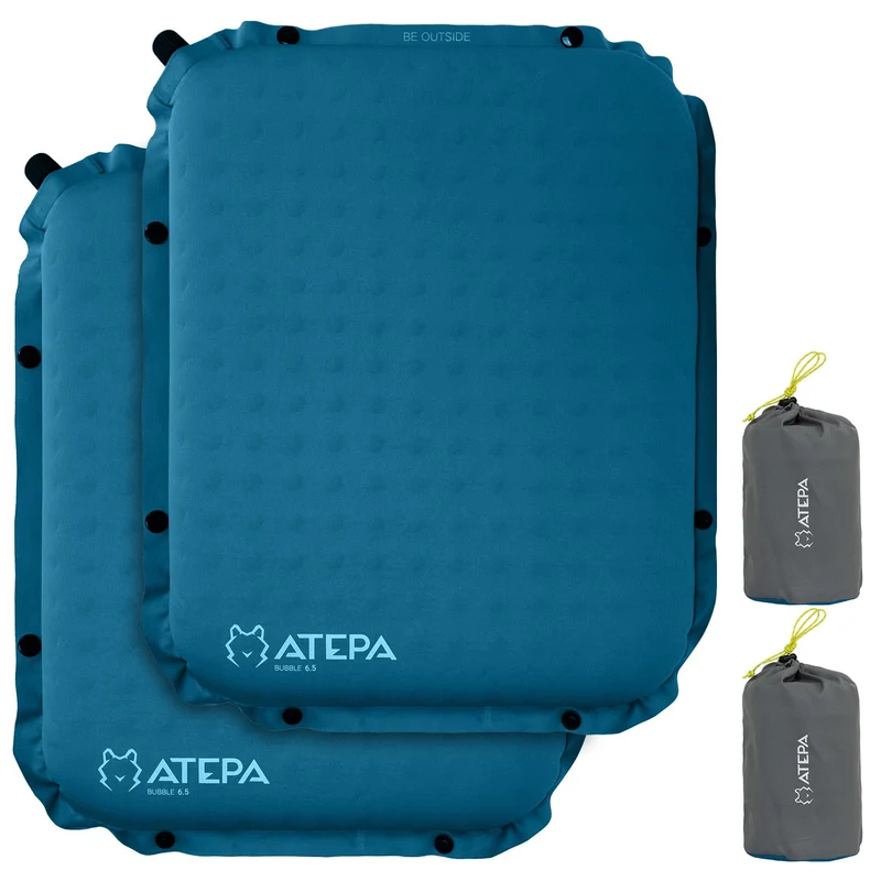 ATEPA Sitzkissen Outdoor, Faltbar Aufblasbar Stadion Flugzeug Unterwegs Camping Wander Bürostuhl Kno